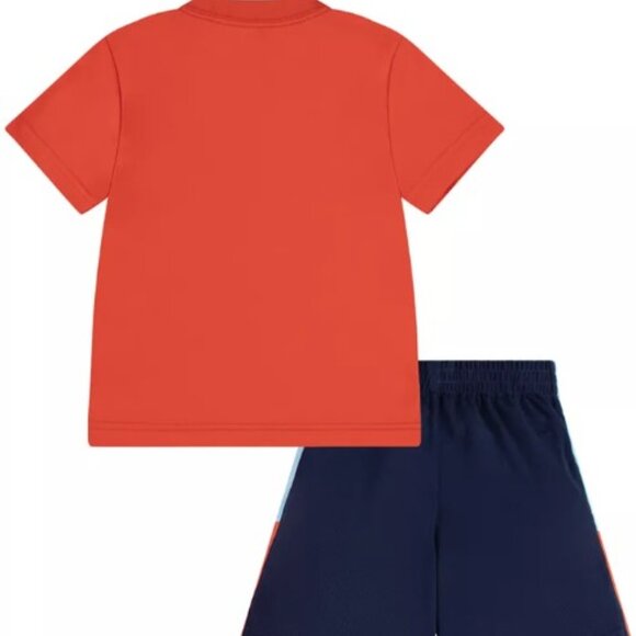 NWT Nike Baby Boy Icon Tee & Mesh Shorts Set MSRP $36 Midnight Navy - Picture 2 of 7